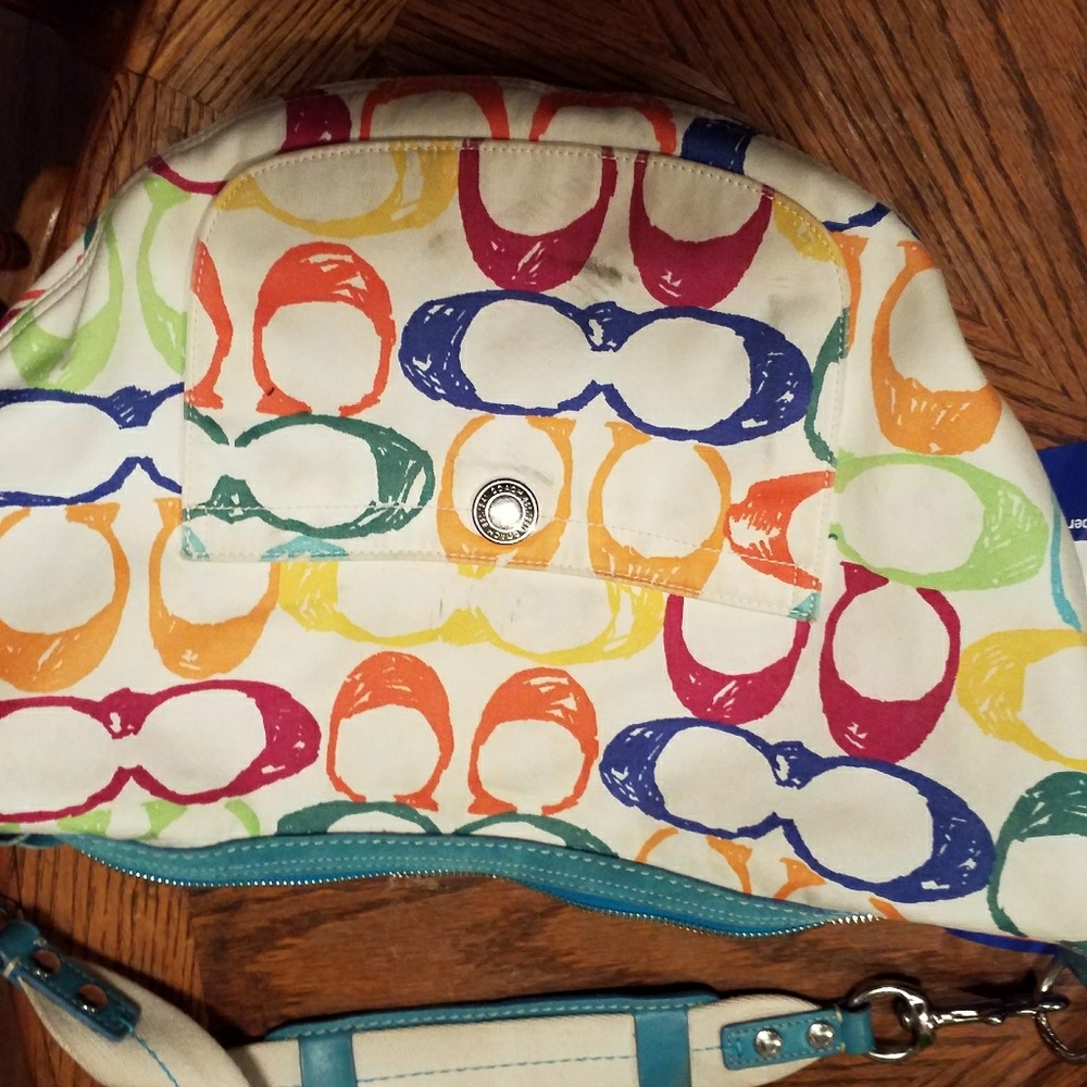 Colorful coach bag - Picture 2 of 4